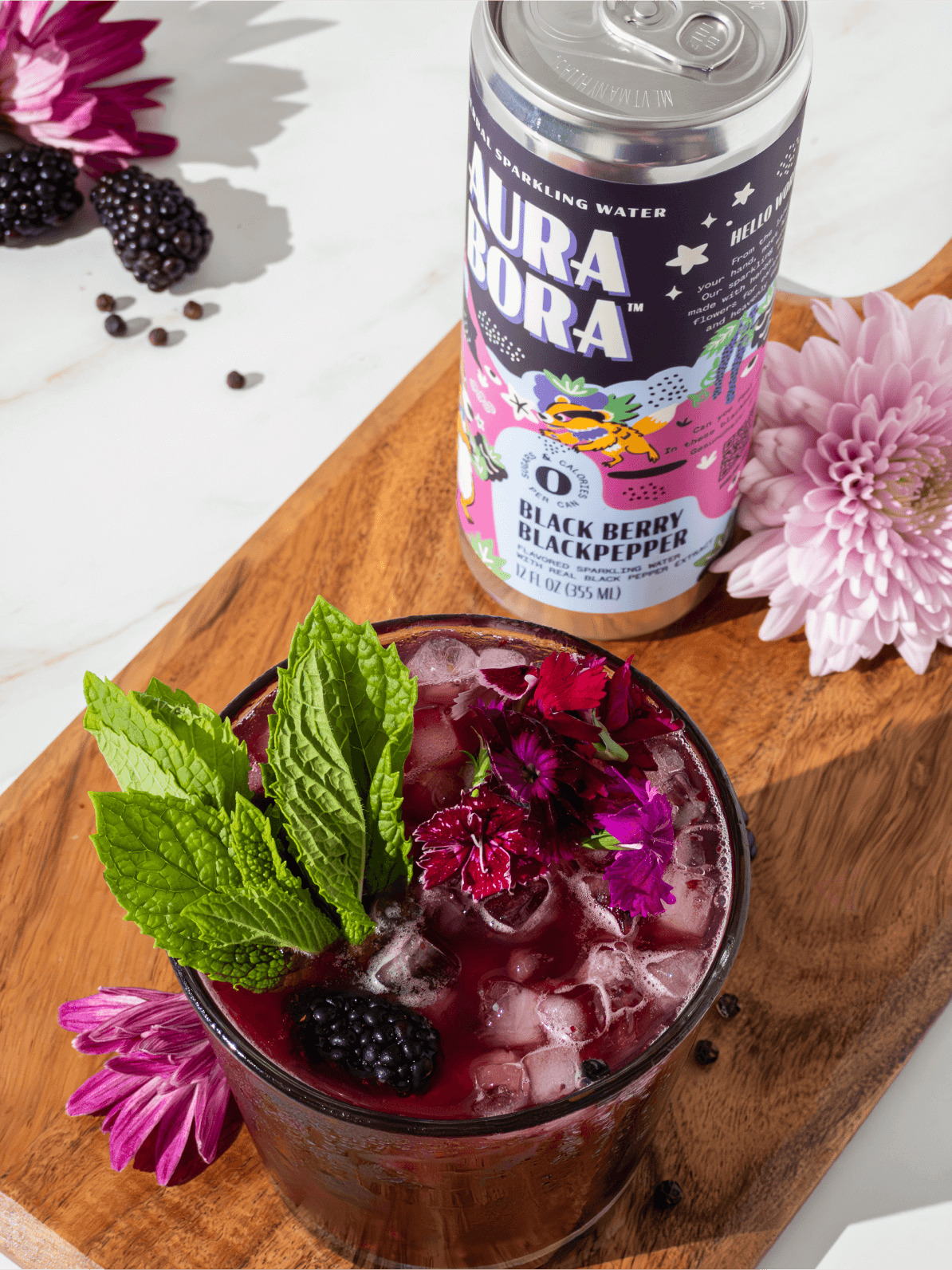 Blackberrry Black Pepper Mojito