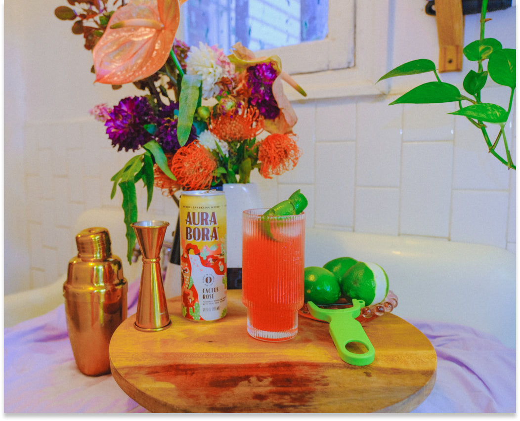 Festive Rose Mocktail