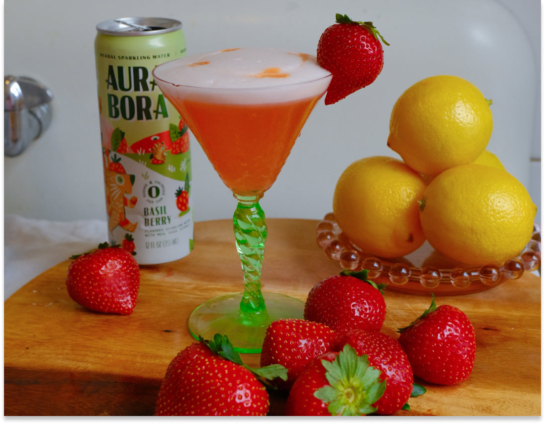 Berry Clover Cocktail