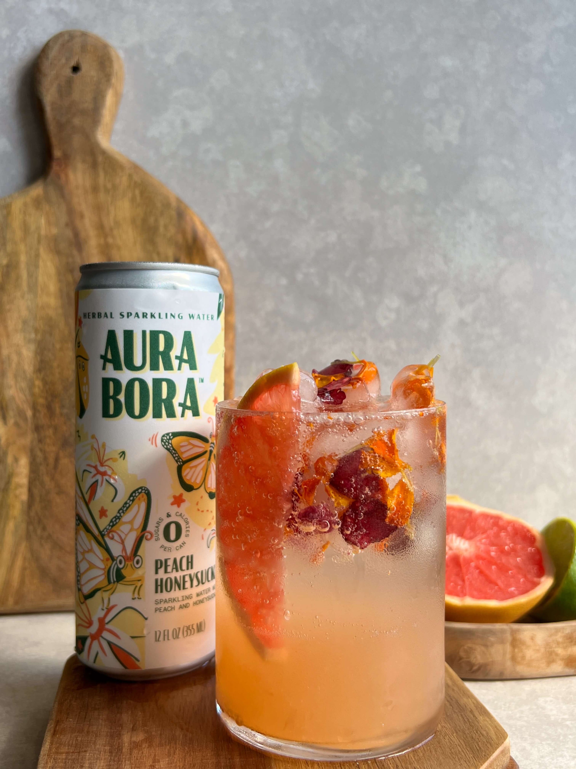 Peach Honeysuckle Mocktail