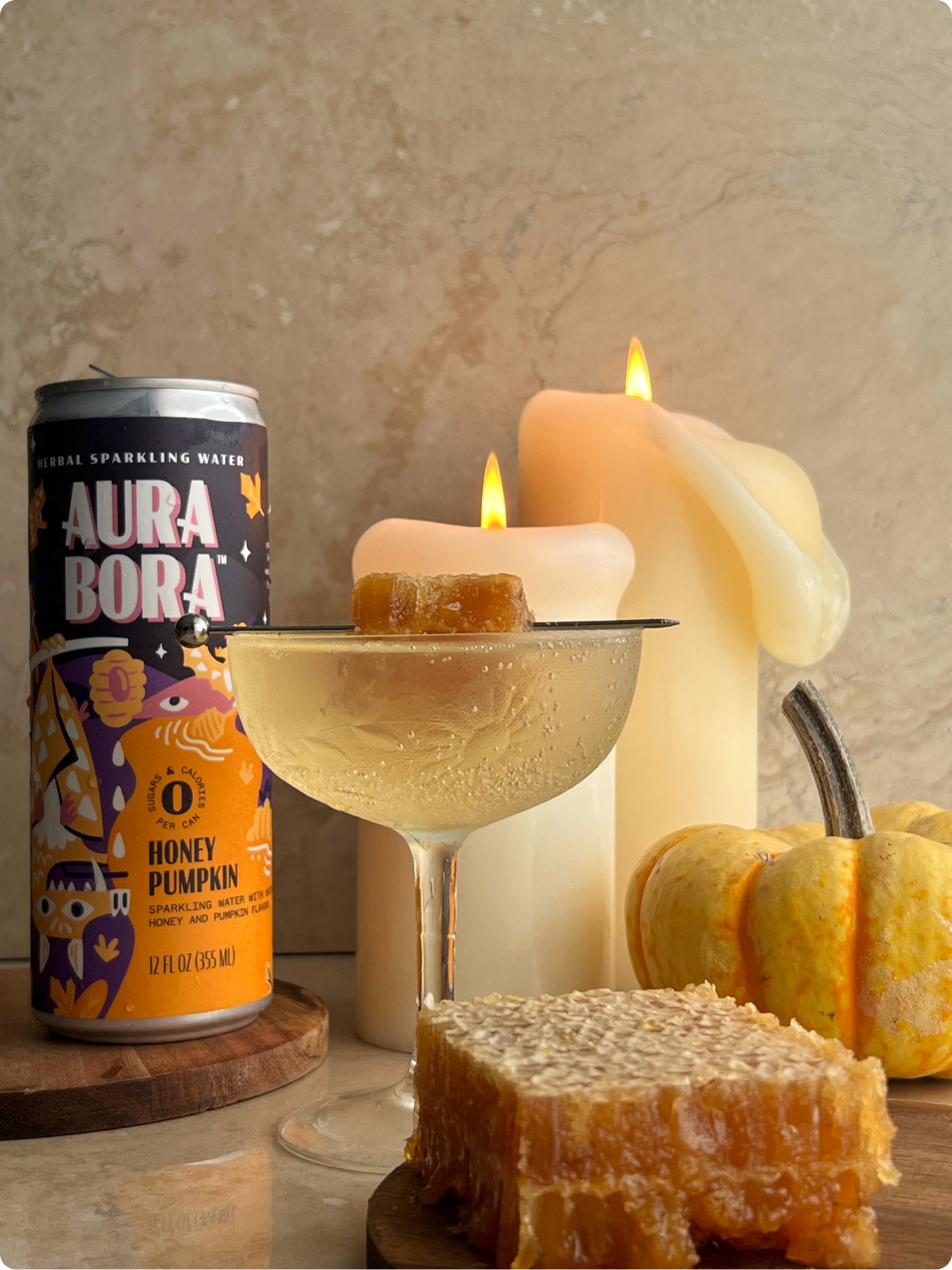 Honey Pumpkin Bee's Knees Mocktail