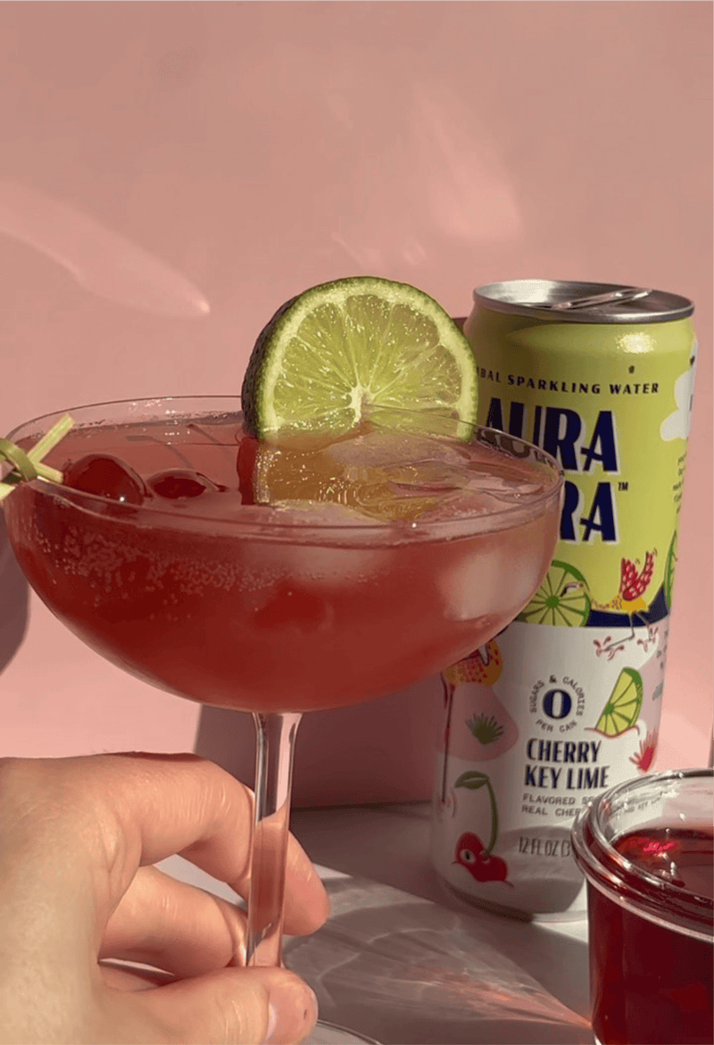 Cherry Limeade Mocktail