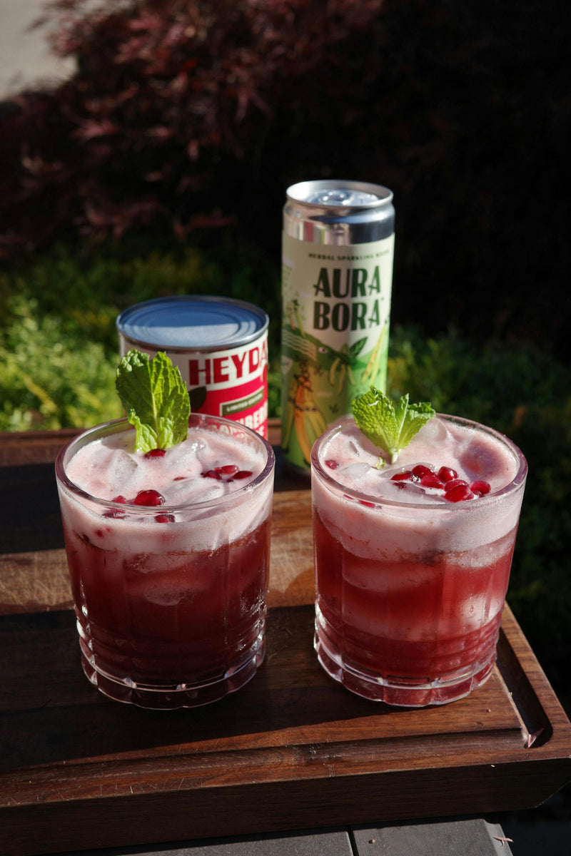 Sparkling Cranberry & Green Bean Punch