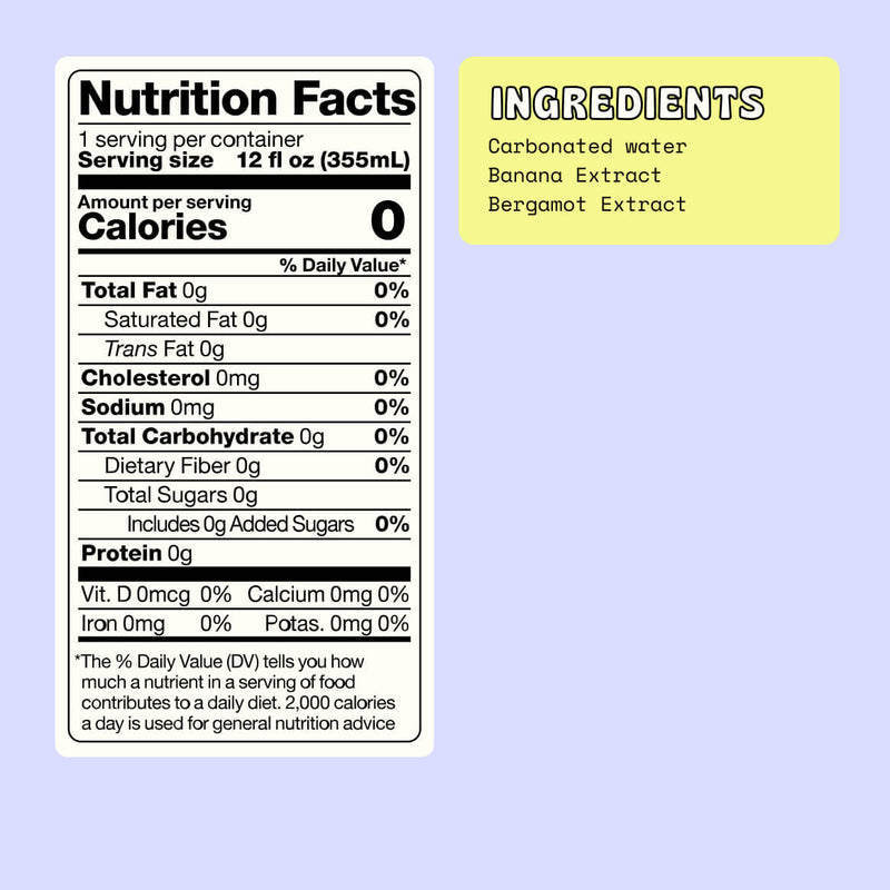 Ingredients for Banana Bergamot