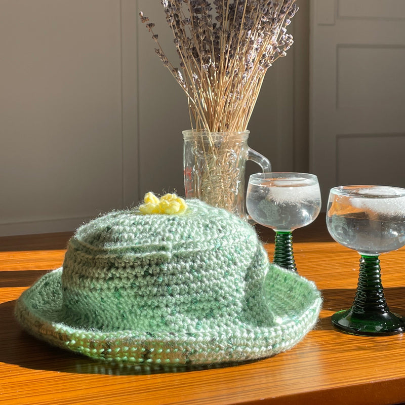 Cactus Rose Knit Cap