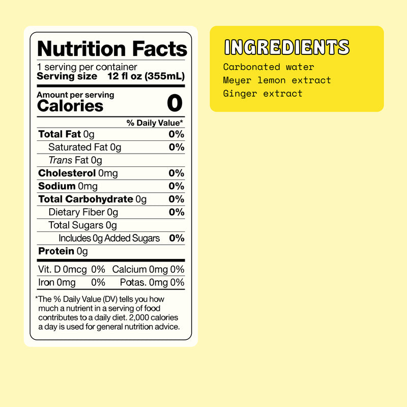 Ingredients for Ginger Meyer Lemon